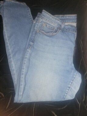 Old Navy Rockstar Super Skinny Jeans Womens 14 Short Low Rise Stretch Denim